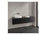 Villeroy und Boch Antao Waschtisch-Unterschrank L26110PD 160x36x50cm, Waschbeckenplattenfarbe Lack, black matt lacquer, mit Beleuchtung