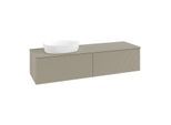 Villeroy & Boch Antao Waschtischunterschrank 1600x360x500mm L37110HK mit Beleuchtung mit Struktur FK/AP: HK/0