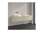 Villeroy und Boch Antao Waschtisch-Unterschrank K37010HJ 160x36x50cm, Waschbeckenplattenfarbe Lack, silk grey matt lacquer