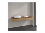 Villeroy und Boch Antao Waschtisch-Unterschrank K15152HN 160x19x50cm, Hahnlochbohrung, Waschbeckenplattenfarbe warm walnut, honey oak