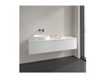 Villeroy und Boch Antao Waschtisch-Unterschrank K37010GF 160x36x50cm, Waschbeckenplattenfarbe Lack, glossy white lacquer