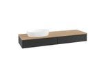 Villeroy & Boch Antao Waschtischunterschrank 1600x190x500mm K15111PD mit Struktur FK/AP: PD/1