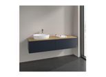 Villeroy und Boch Antao Waschtisch-Unterschrank L37011HG 160x36x50cm, Waschbeckenplattenfarbe honey oak, midnight blue matt lacquer