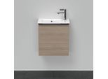 Duravit D-Neo Waschtisch-Unterschrank DE4259L3535 41 x 27,4 cm, Eiche Terra, wandhängend, 1 Türe, links