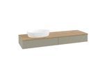 Villeroy & Boch Antao Waschtischunterschrank 1600x190x500mm K15111HK mit Struktur FK/AP: HK/1