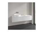 Villeroy und Boch Antao Waschtisch-Unterschrank L37010GF 160x36x50cm, Waschbeckenplattenfarbe Lack, glossy white lacquer