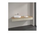 Villeroy und Boch Antao Waschtisch-Unterschrank L15051HJ 160x19x50cm, Hahnlochbohrung, Waschbeckenplattenfarbe honey oak, silk grey matt lacquer