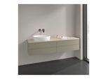 Villeroy und Boch Antao Waschtisch-Unterschrank L26013HK 160x36x50cm, Waschbeckenplattenfarbe botticino, stone grey matt lacquer, mit Beleuchtung