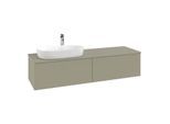 Villeroy & Boch Antao Waschtischunterschrank 1600x360x500mm L37050HK mit Beleuchtung FK/AP: HK/0
