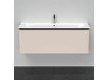 Duravit D-Neo Waschtisch-Unterschrank DE426409191 121 x 46,2 cm, Taupe Matt, wandhängend, 1 Auszug