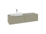 Villeroy & Boch Antao Waschtischunterschrank 1600x360x500mm K37150HK mit Struktur FK/AP: HK/0