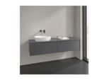Villeroy und Boch Antao Waschtisch-Unterschrank K37010GK 160x36x50cm, Waschbeckenplattenfarbe Lack, anthracite matt lacquer