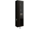 Burgbad Yumo Hochschrank HSKF050RF3195 176x32x50cm, rechts, Schwarz Hochglanz