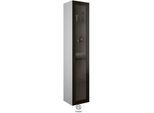 Burgbad Yumo Hochschrank HSKC035LF3193 176x32x35cm, links, Weiß Hochglanz