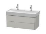 Duravit XSquare Waschtisch-Unterschrank XS416300707 98,4x39,7x46cm, 2 Schubkästen, Betongrau matt