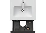 Duravit D-Neo Waschtisch-Unterschrank DE436004343 51 x 40,2 cm, Basalt Matt, wandhängend, 1 Schubkasten, 1 Auszug