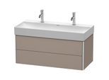 Duravit XSquare Waschtisch-Unterschrank XS416304343 98,4x39,7x46cm, 2 Schubkästen, Basalt matt