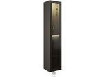 Burgbad Yumo Hochschrank HSKD035LF3194 176x32x35cm, links, Grau Hochglanz