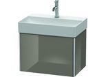 Duravit XSquare Waschtisch-Unterschrank XS406708989 58,4x39,7x39cm, 1 Auszug, Flannel Grey hochglanz