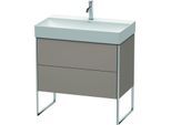 Duravit XSquare Waschtisch-Unterschrank XS444304343 78,4x49,1x46cm, 2 Auszüge, Basalt matt
