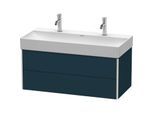 Duravit XSquare Waschtisch-Unterschrank XS416309898 98,4x39,7x46cm, 2 Schubkästen, Nachtblau seidenmatt