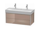 Duravit XSquare Waschtisch-Unterschrank XS416308686 98,4x39,7x46cm, 2 Schubkästen, cappuccino hochglanz
