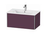 Duravit XSquare Waschtisch-Unterschrank XS407209494 81x40x47,8cm, 1 Auszug, Aubergine seidenmatt