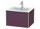 Duravit XSquare Waschtisch-Unterschrank XS407109494 61x40x47,8cm, 1 Auszug, Aubergine seidenmatt