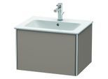 Duravit XSquare Waschtisch-Unterschrank XS407104343 61x40x47,8cm, 1 Auszug, Basalt matt