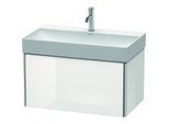 Duravit XSquare Waschtisch-Unterschrank XS406202222 78,4x39,7x46cm, 1 Auszug, weiß hochglanz
