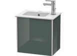 Duravit XSquare Waschtisch-Unterschrank XS4170R3838 58,4x49,1x39cm, Tür rechts, Dolomiti Grey hochglanz