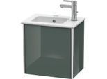 Duravit XSquare Waschtisch-Unterschrank XS4170L3838 58,4x49,1x39cm, Tür links, Dolomiti Grey hochglanz
