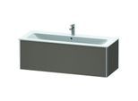 Duravit XSquare Waschtisch-Unterschrank XS407409090 121x40x47,8cm, 1 Auszug, Flannel Grey seidenmatt