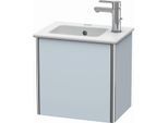 Duravit XSquare Waschtisch-Unterschrank XS4170L9797 58,4x49,1x39cm, Tür links, Lichtblau seidenmatt