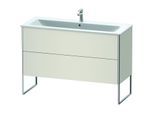 Duravit XSquare Waschtisch-Unterschrank XS444803939 121x59,2x47,8cm, 2 Auszüge, Nordic weiß seidenmatt