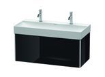 Duravit XSquare Waschtisch-Unterschrank XS406304040 98,4x39,7x46cm, 1 Auszug, schwarz hochglanz