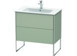 Duravit XSquare Waschtisch-Unterschrank XS444606060 81x59,2x47,8cm, 2 Auszüge, Taupe seidenmatt