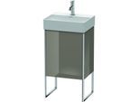 Duravit XSquare Waschtisch-Unterschrank XS4441R8989 43,4x49,9x34cm, Tür rechts, Flannel Grey hochglanz