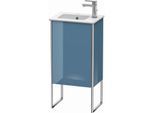 Duravit XSquare Waschtisch-Unterschrank XS4440L4747 41x59,2x28,9cm, Tür links, Stone Blue hochglanz