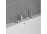 Villeroy und Boch Conum Vierloch-Badewannenarmatur TVT12700200061 mit Handbrause, chrom