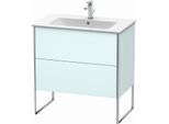 Duravit XSquare Waschtisch-Unterschrank XS444600909 81x59,2x47,8cm, 2 Auszüge, Lichtblau matt