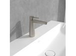 Villeroy und Boch Conum Einhebel-Waschtischarmatur TVW12700300164 ohne Ablaufgarnitur, brushed nickel black