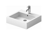 Duravit Vero Möbel-Waschtisch 0454500027 50 x 47 cm, weiß, geschliffen, mit Hahnloch, Überlauf, Hahnlochbank