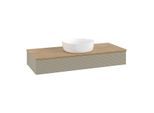 Villeroy & Boch Antao Waschtischunterschrank 1200x190x500mm L10111HK mit Beleuchtung mit Struktur FK/AP: HK/1