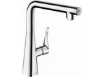 hansgrohe Metris Select 260 Küchenarmatur 14847000 chrom, schwenkbarer Auslauf