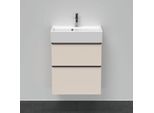 Duravit D-Neo Waschtisch-Unterschrank DE432909191 58,4 x 37,2 cm, Taupe Matt, wandhängend, 1 Schubkasten, 1 Auszug