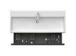 Duravit D-Neo Waschtisch-Unterschrank DE427509191 118,4 x 44,2 cm, Taupe Matt, wandhängend, 1 Auszug