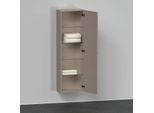 Duravit D-Neo Halbhochschrank DE1318R4343 40 x 24 cm, Basalt Matt, 1 Türe, rechts, 4 Glasfachböden