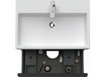 Duravit D-Neo Waschtisch-Unterschrank DE437204949 68,4 x 44,2 cm, Graphit Matt, wandhängend, 1 Schubkasten, 1 Auszug