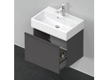 Duravit D-Neo Waschtisch-Unterschrank DE422904949 58,4 x 37,2 cm, Graphit Matt, wandhängend, 1 Auszug